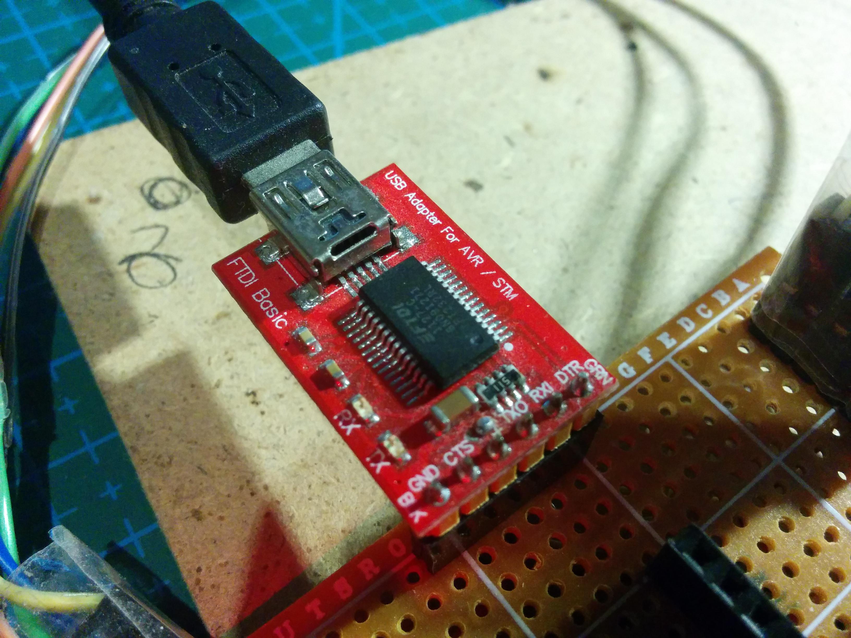 Conexión Arduino mini y mini pro a FTDI