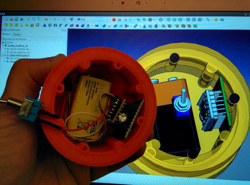 Baliza vial S.O.S. #OpenSource